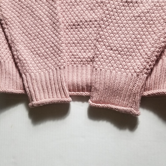 TECREW PINK MOCK SWEATER SIZE MEDIUM - Picture 9 of 10